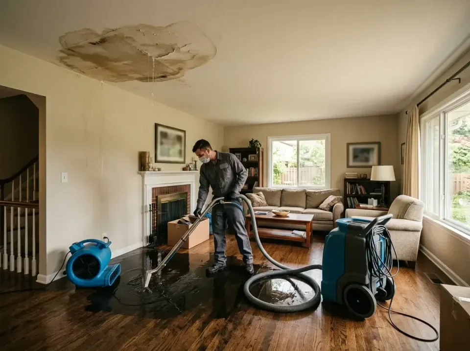 attic-pipe-burst-ceiling-drip-008 — frequently asked questions, Water Damage Restoration & Carpet Care in Montgomery City, MO